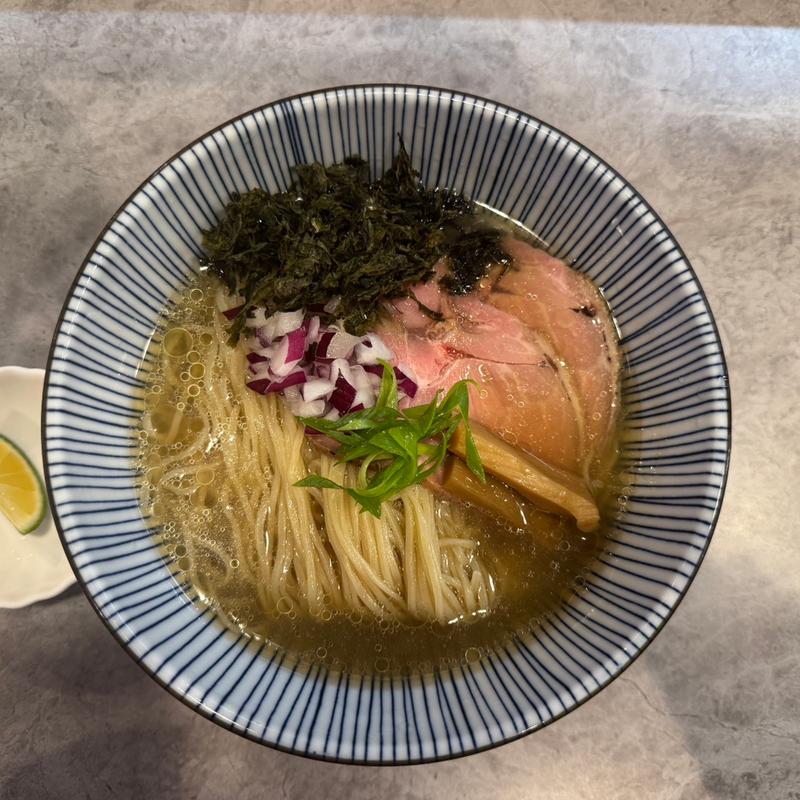 小鯖煮干の塩冷やし(麺屋豚と鶏と僕)