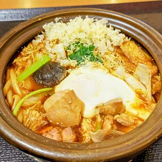 名古屋コーチン味噌煮込みうどん(味の民芸 丸山台店)