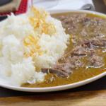 牛すじカレー並盛牛すじトッピング(牛すじカレー 小さなカレー家 大久保店)
