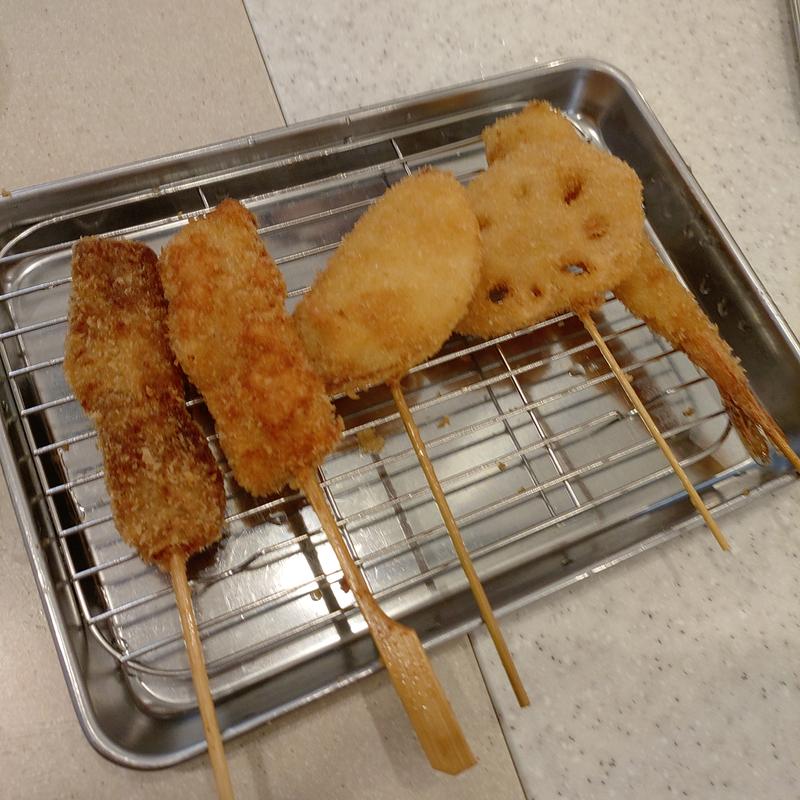 定番5本盛り(串カツ田中 水沢店)