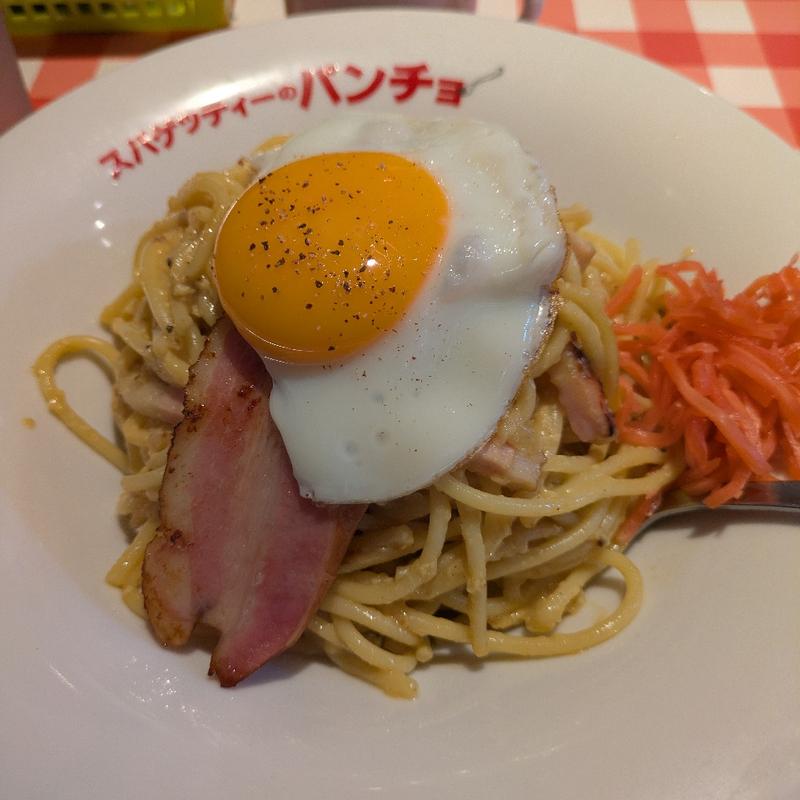 白ナポ 王道セット(スパゲッティーのパンチョ大宮店)