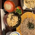 黒舞茸天ざる定食