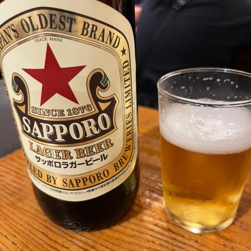 赤星（大瓶）(立ち呑み酒場 よかたいデイトス店)