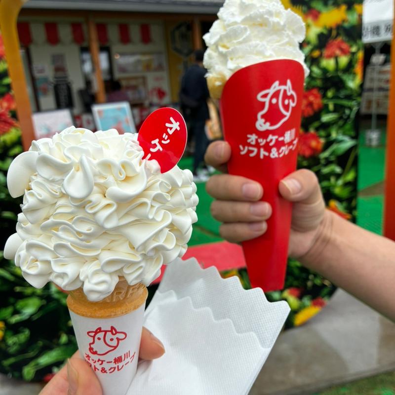 ミルクソフト(オッケー桶川 ソフト＆クレープ)