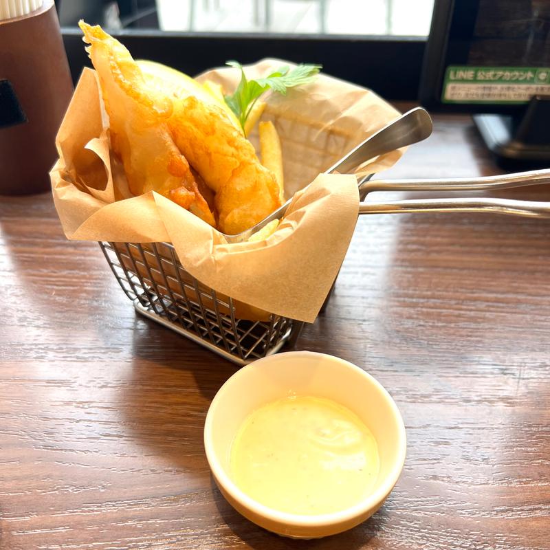 鱈のフィッシュ&チップス(キリンシティプラス 横浜ベイクォーター店)
