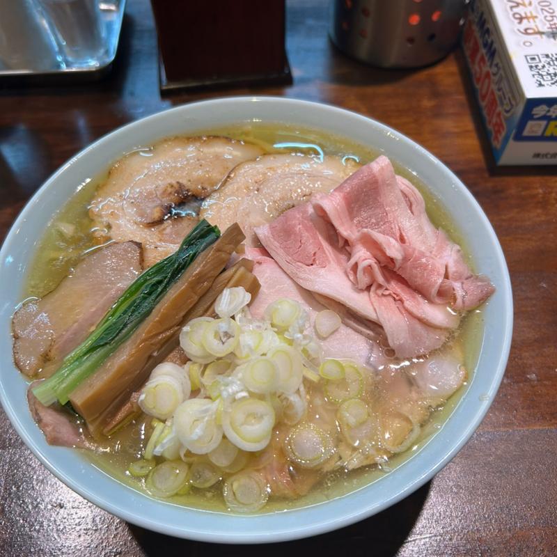 佐野　塩鯖チャーシュー麺(らぁーめん喜元門 平須店)