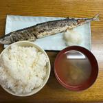 サンマ塩焼き定食