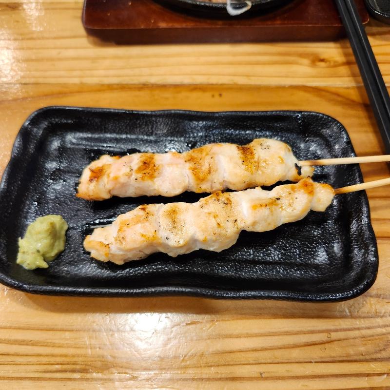 ささみ塩焼わさび添え(鳥貴族 県庁前国際通り店)