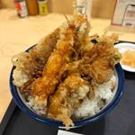 牡蠣と秋刀魚の秋天丼