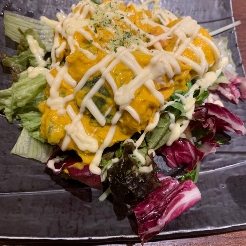 坊ちゃんかぼちゃマヨサラダ(清龍 池袋西口店)