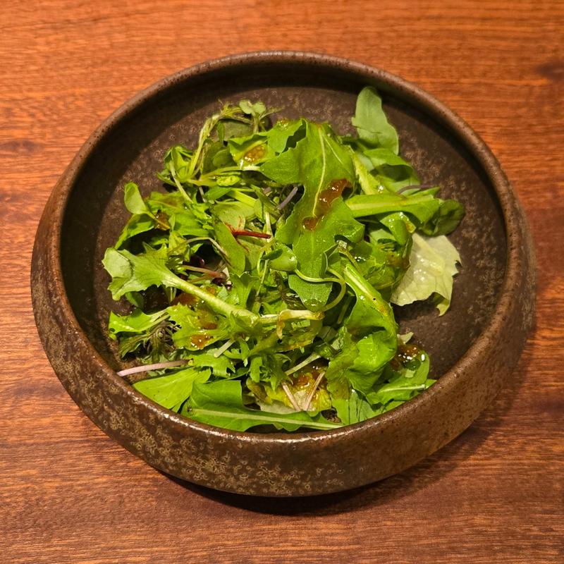 梶谷農園のベビーリーフサラダ トリュフドレッシング(京町堀 なかむら)