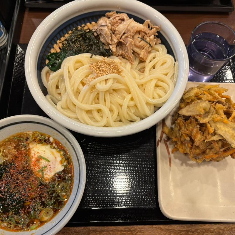 豚つけ麺(丸亀製麺東京オペラシティ)