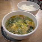 わかたまスープ＆ごはん