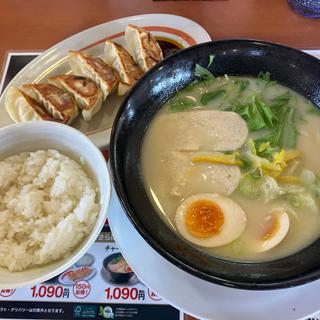 鶏白湯ラーメン餃子半ライス(幸楽苑 日立相田店 )