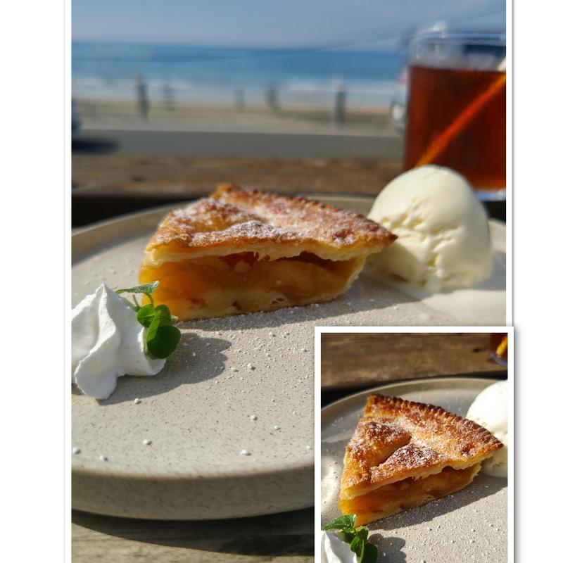 オカンのアップルパイ＋バニラアイス(DROP IN cafe)