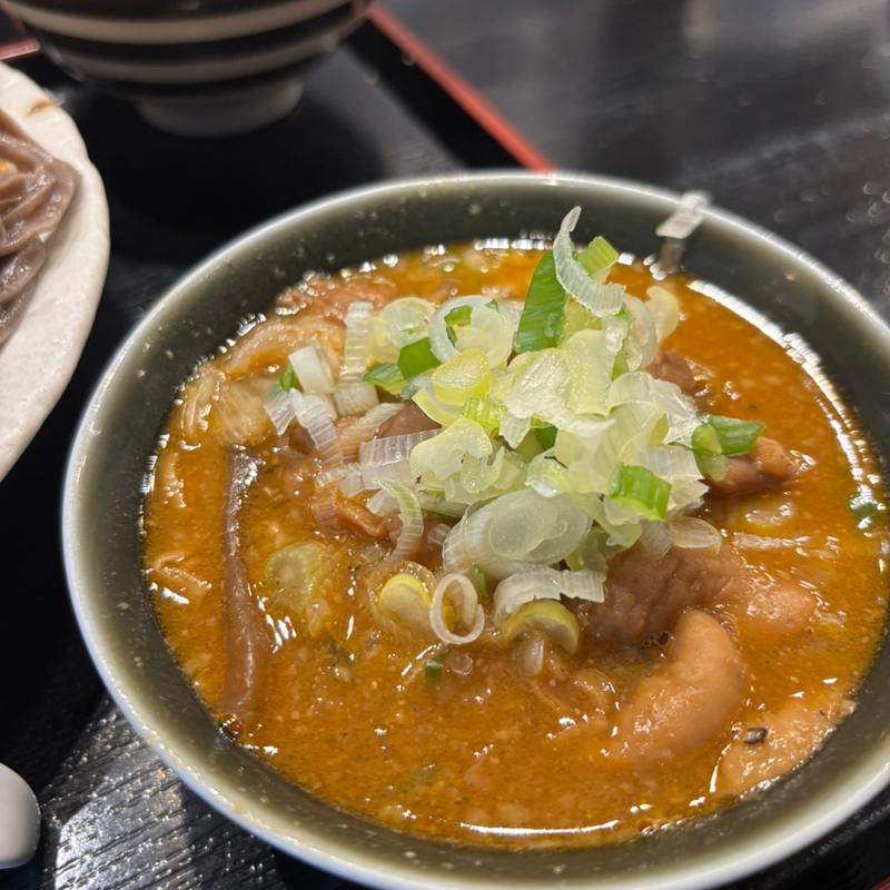 もつ煮(つけ蕎麦 もつ煮 なかじ 川越本店)