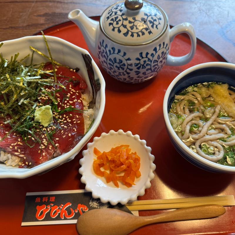 かつお飯・魚うどんセット(びびんや )