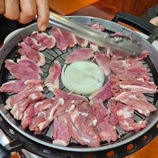 鴨の塩焼き(合鴨肉専門店 サムスンネ)