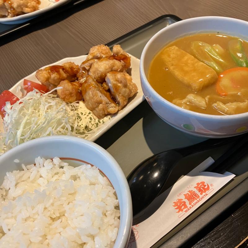 カレーうどんセット(若鯱家 新宿イーストサイドスクエア店)