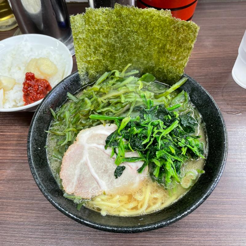 茎わかめラーメン、ライス(川崎家 榎町店)