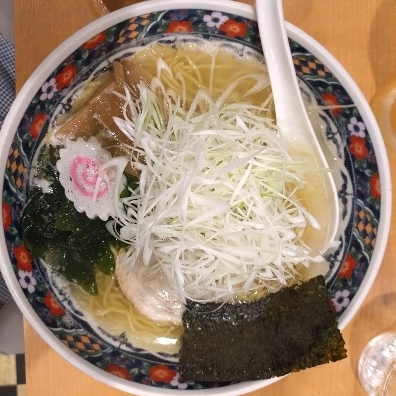 ネギ塩らーめん(函館らーめん 汐のや)