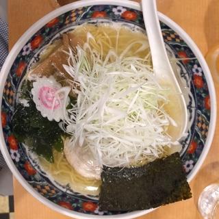 ネギ塩らーめん(函館らーめん 汐のや)