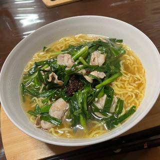ニラそば(創作料理　我家)
