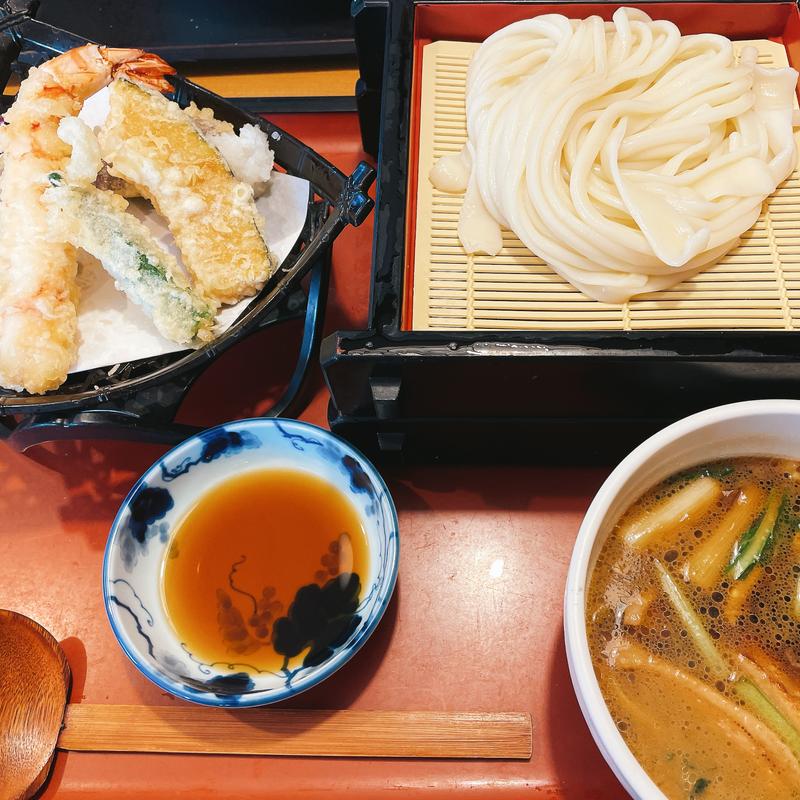 鴨汁つけうどん(味の民芸 葛飾奥戸店)