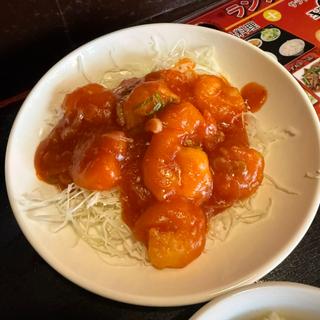 エビチリ　ランチ