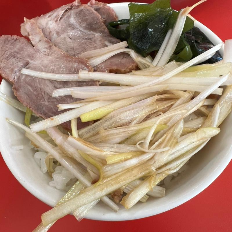 ミニネギチャーシュー丼(ラーメンショップ 沼目店)
