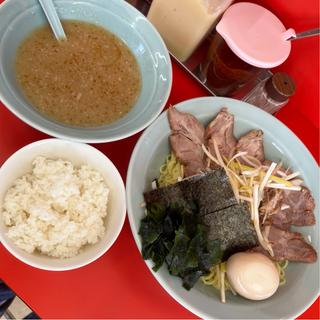 ネギチャーシューつけ麺 たまこトッピング