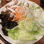 新鮮野菜しゃぶしゃぶ