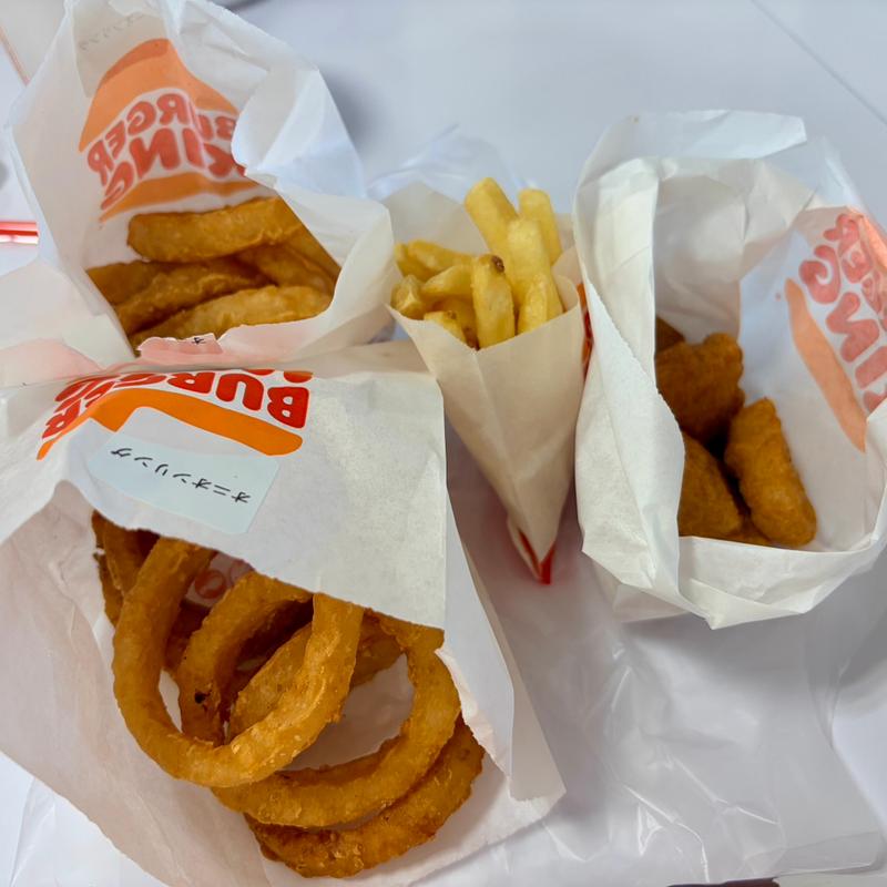 ポテト、オニオンリング、チキンナゲット(バーガーキング ジョイフル本田千代田店 （BURGER KING）)