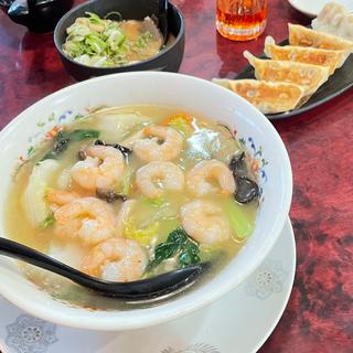 エビ塩とろみ麺(ロケ弁当&中国食堂シャオ)