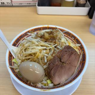 期間限定ラーメン汁なし　半熟味玉トッピング(顎で喰らえ)