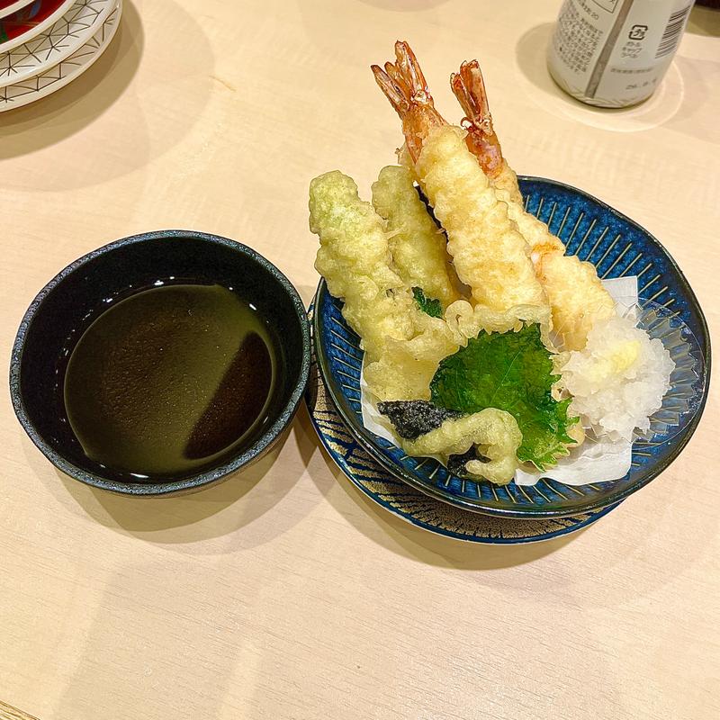 えびの天ぷら盛り(回転寿司 金ぱ銀ぱ)