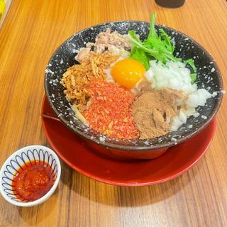 エビまぜそば(背脂らーめん 背脂チャチャチャ)