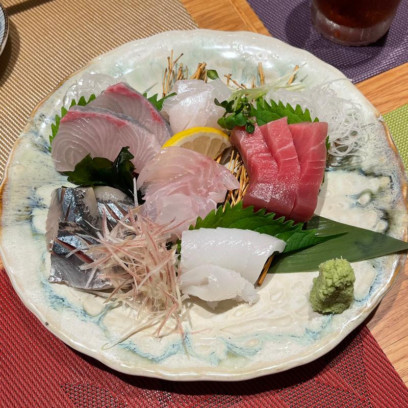 刺身6種盛り合わせ(五味五感 丸力酒蔵 福島本通り店)