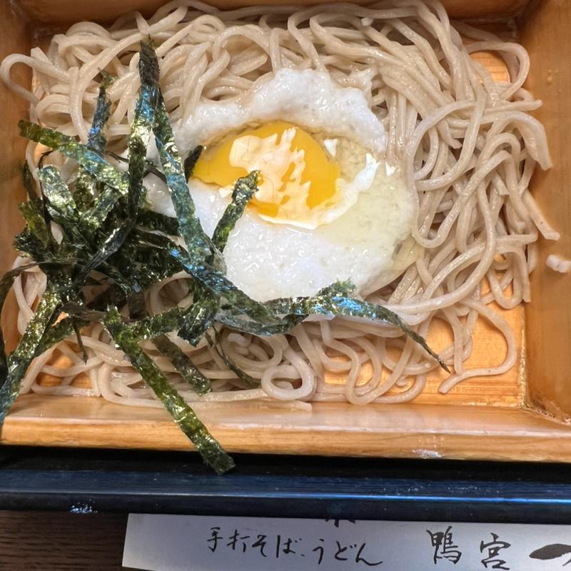 自然薯月見蕎麦(そば処 一心庵)