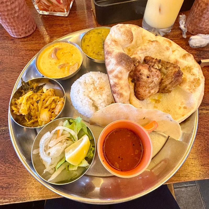 ホリデーセット（土日祝日ランチ限定）(印度料理シタール )