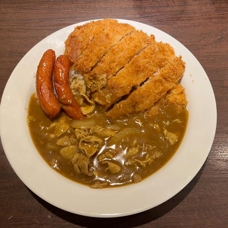 ZANMAIポーク+とんかつ+ウインナー(ココ壱番屋 泉南男里店)