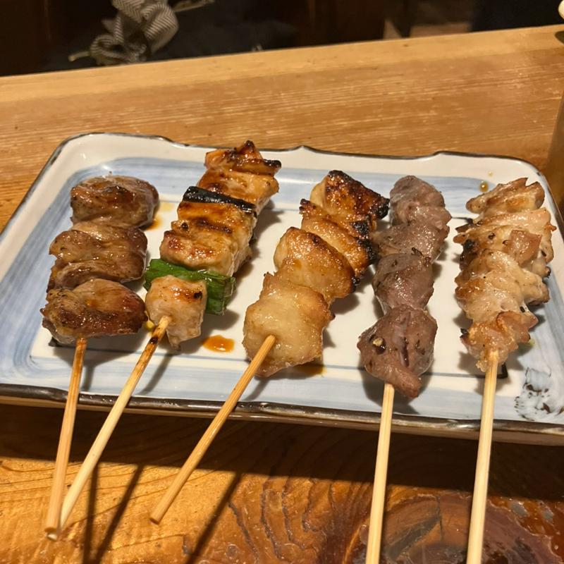 5串盛り合わせ(手羽小僧 上新庄本店)