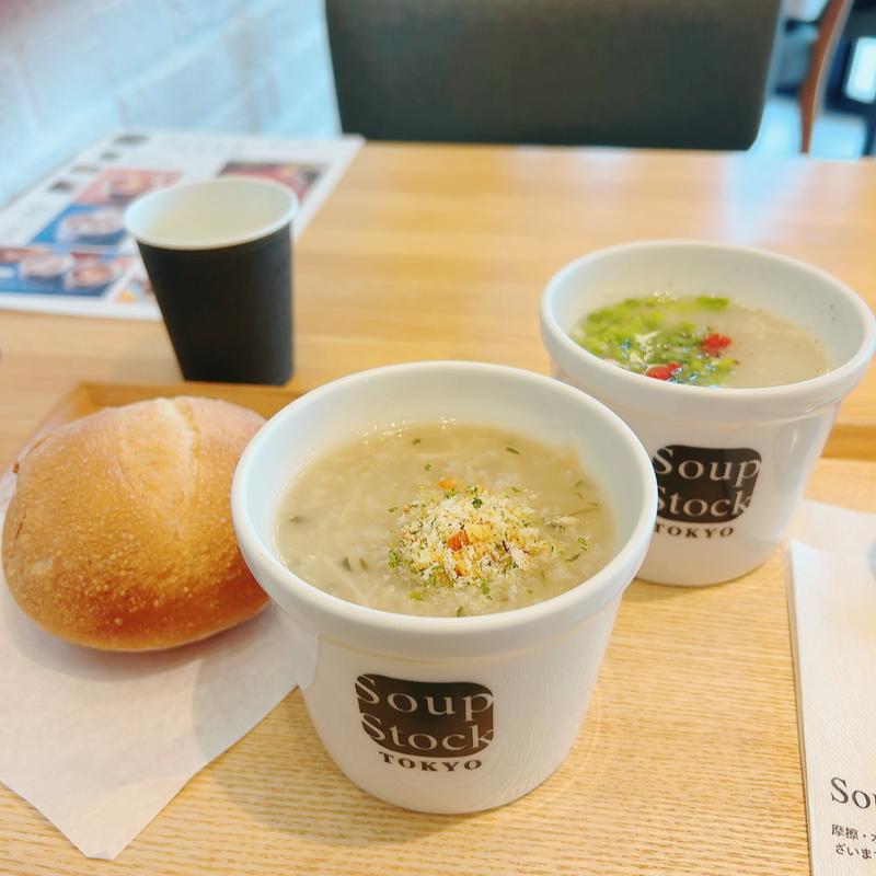 スープとスープのセット(Soup Stock Tokyo みのおキューズモール店)