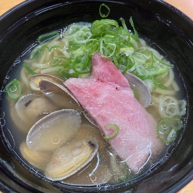 あさり入り貝だし塩ラーメン(スシロー 海浜幕張店)