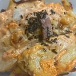 明太子とポテトのチーズ焼き
