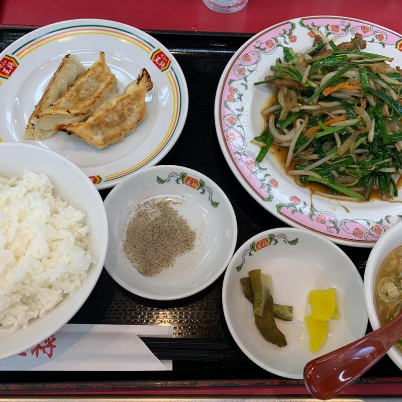 中華定食(レバニラ炒め)(餃子の王将 深草竹田店 )