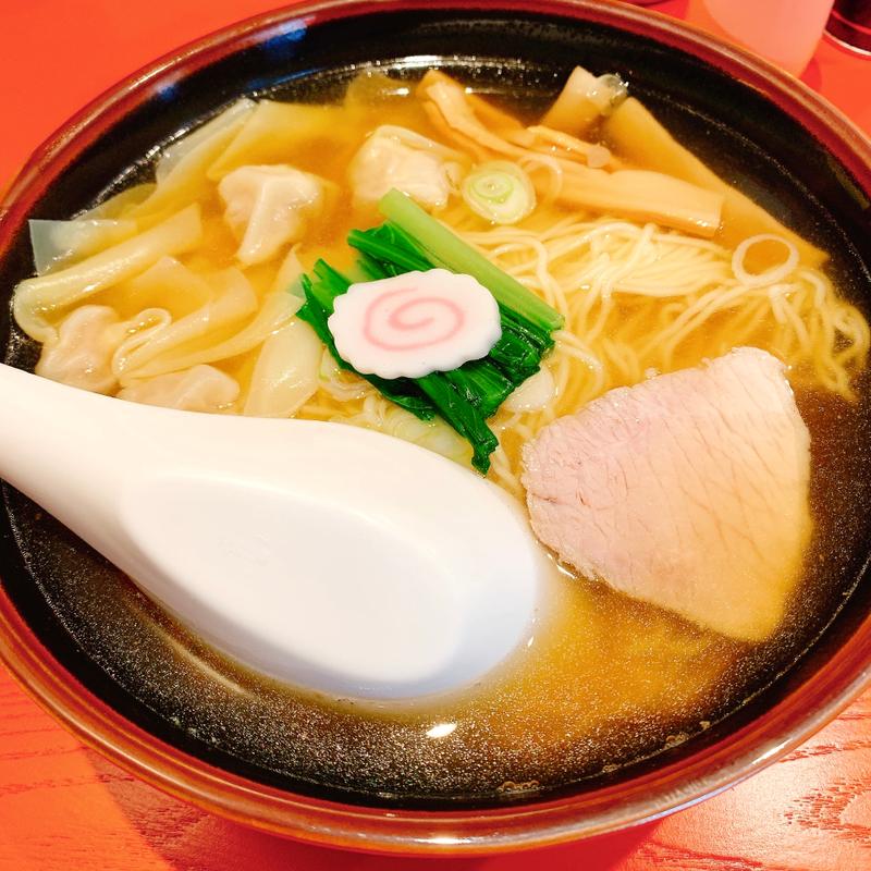 ワンタンメン(中)(元祖支那そば信吉屋 )