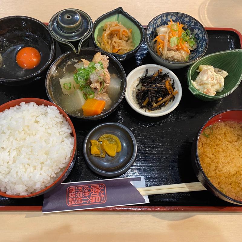 濃厚赤たまごのたまごかけご飯膳(焼蒸鍋Dining おうめい-嚶鳴-)