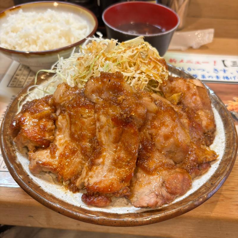 生姜焼き(とんかつ三節)