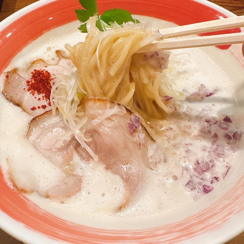 鶏白湯らーめん(古今亭)